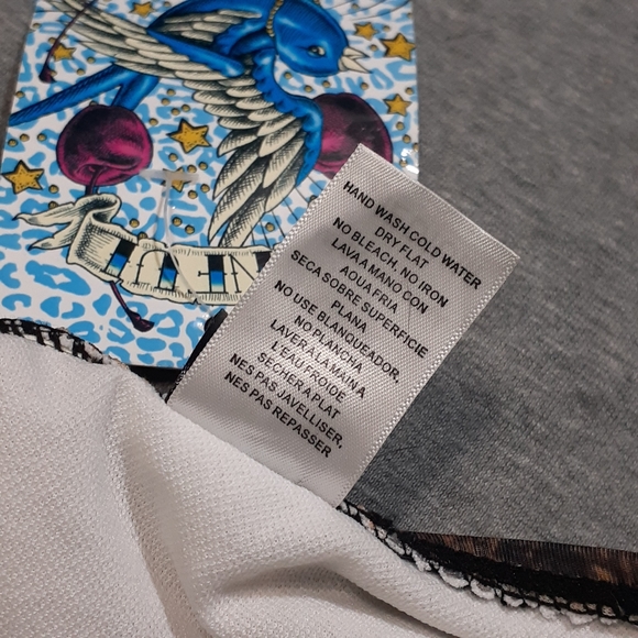 Sinful Hydrogen Bikini Bottoms Orange Zebra Leopard Medium NWT - Picture 7 of 14